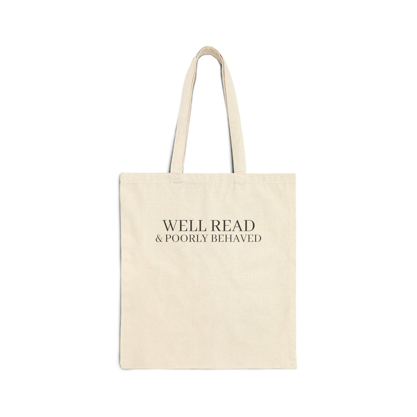 "Well Read & Poorly Behaved" Tote